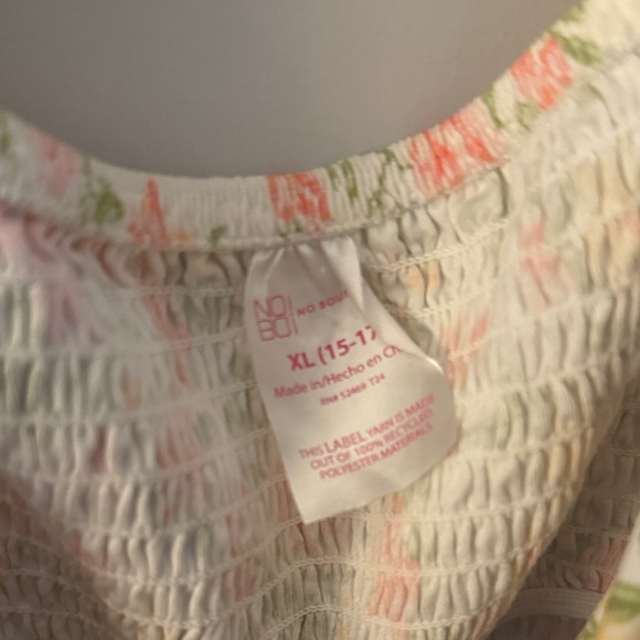 No Boundaries Multicolor Smocked Dress - Picture 2 of 4